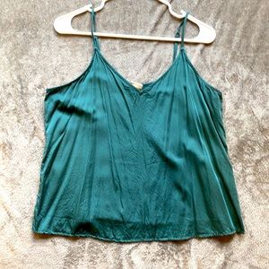Teal tank top